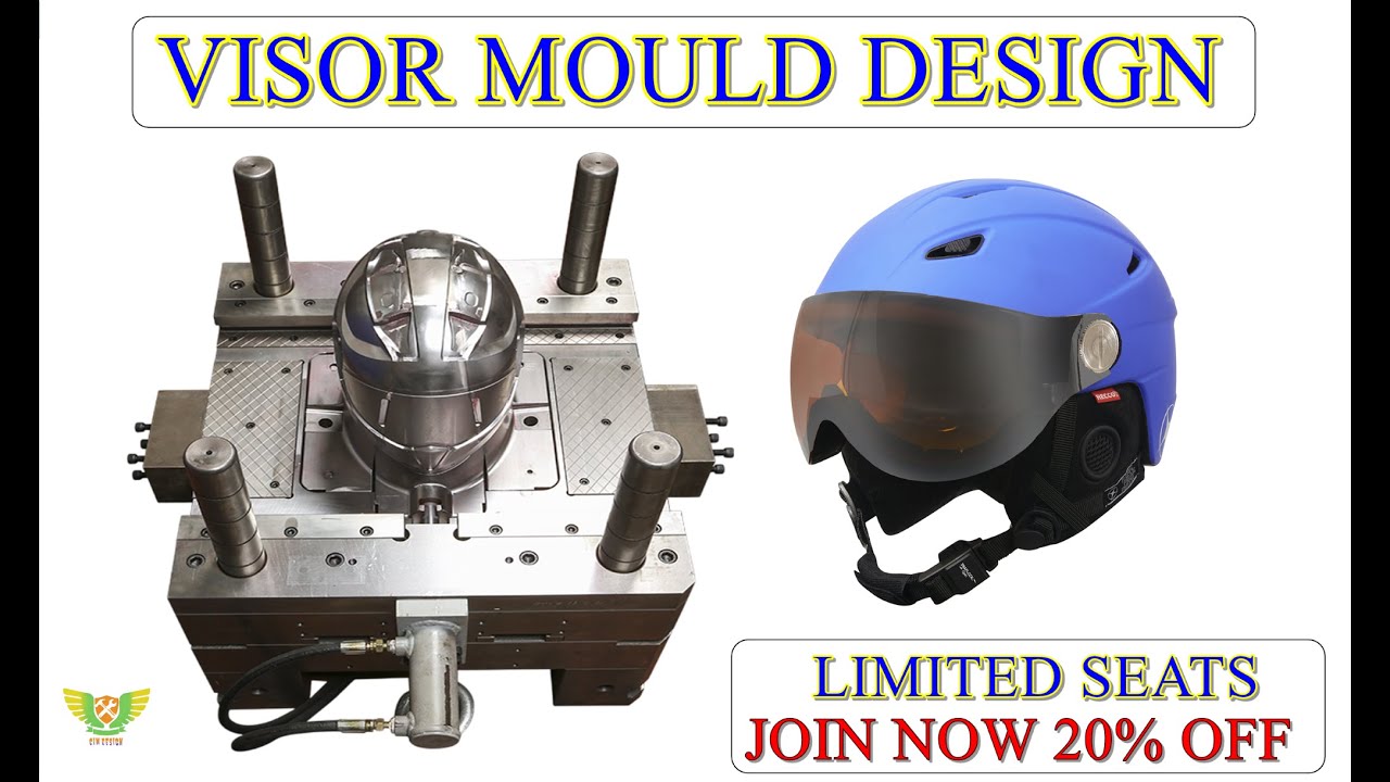 VISOR MOULD DESIGN TUTORIAL IN NX | PLASTIC MOLD DESIGN TUTORIAL | HELMET MOLD DESIGN #cimdesign