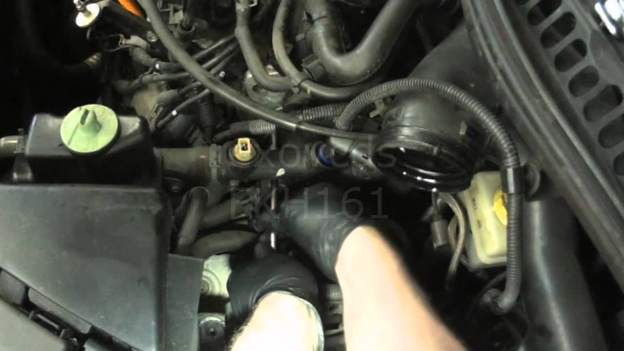 VW A4: New Beetle 2.0L Side Coolant Flange Removal & Install