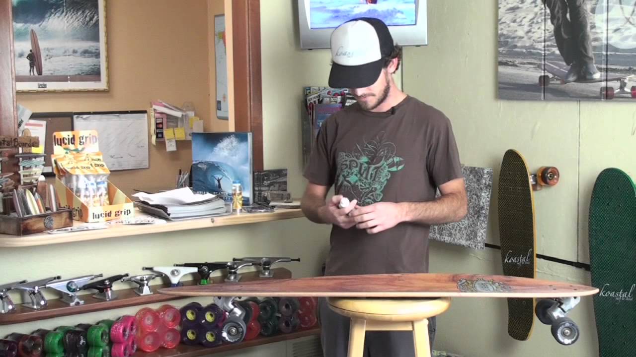 Lucid Glear Grip - How to use on Arbor Skateboard