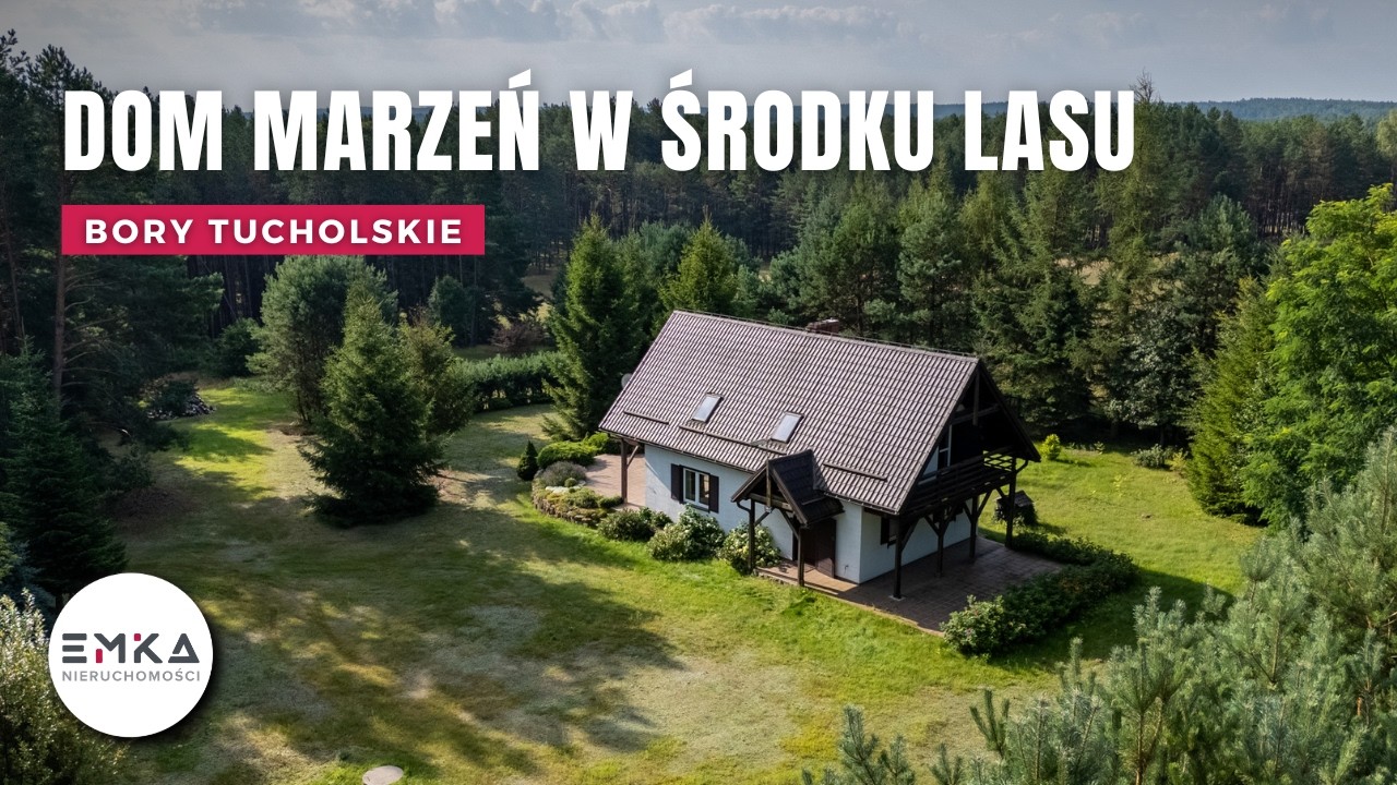 Urokliwe siedlisko w lesie 🌲 Bory Tucholskie I Emka Nieruchomości