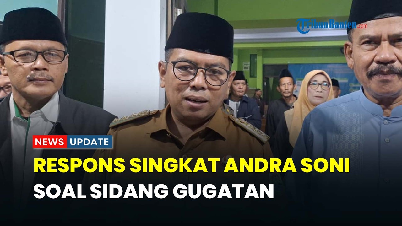 Gubernur Banten Andra Soni Tanggapi Singkat Sidang Gugatan Tukang Ojek : Semoga dilancarkan