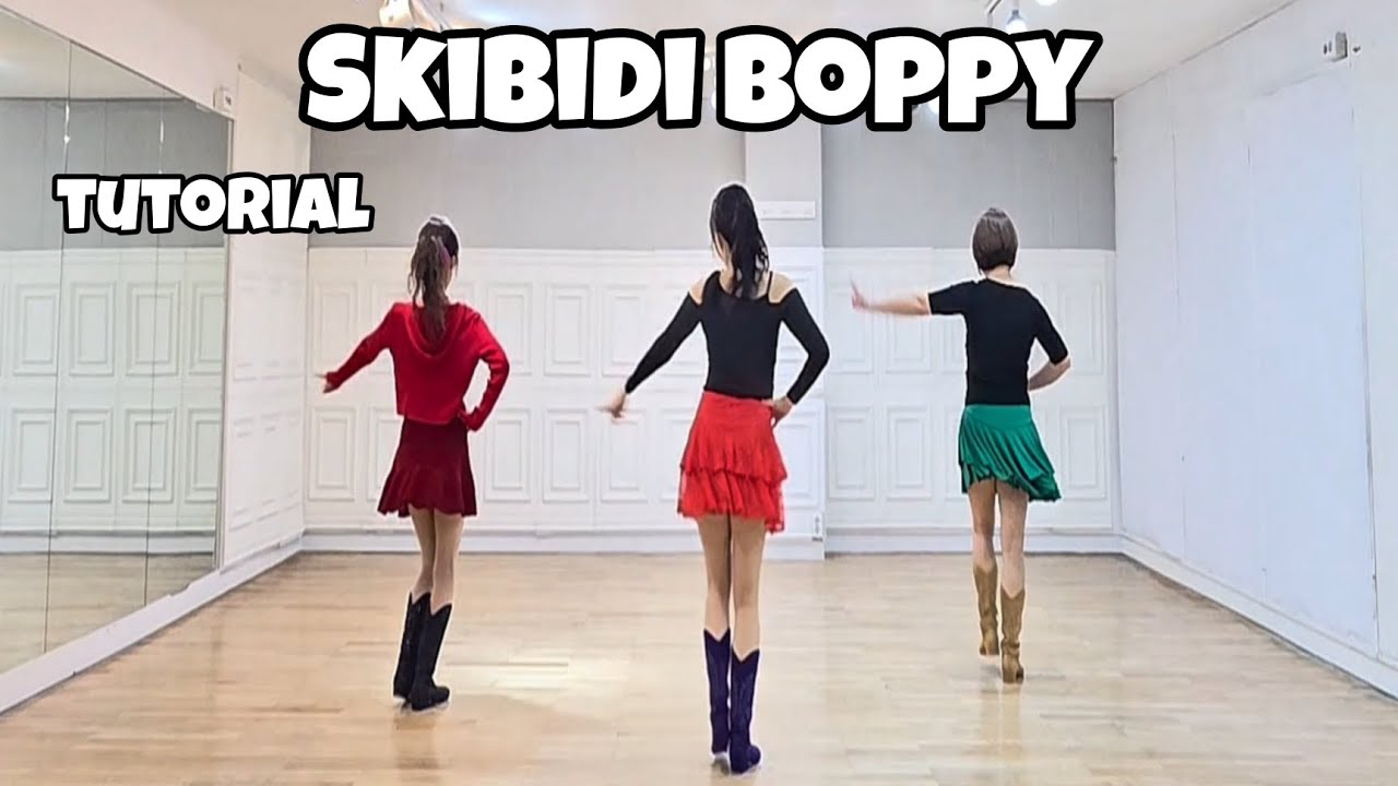 Skibidi Boppy - Line Dance (Tutorial)