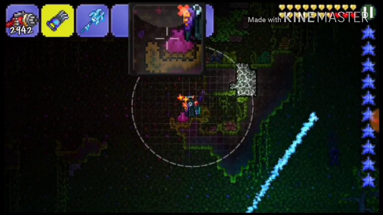 [Terraria]Chain gun vs. Plantera
