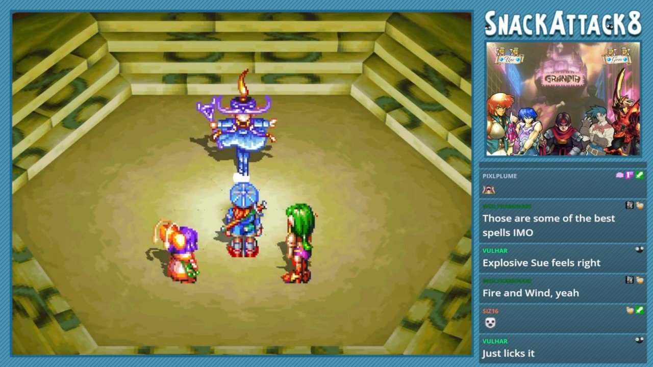 Snumpo Streams! Grandia (1st Playthrough) - Session #5 (8/16/2026)