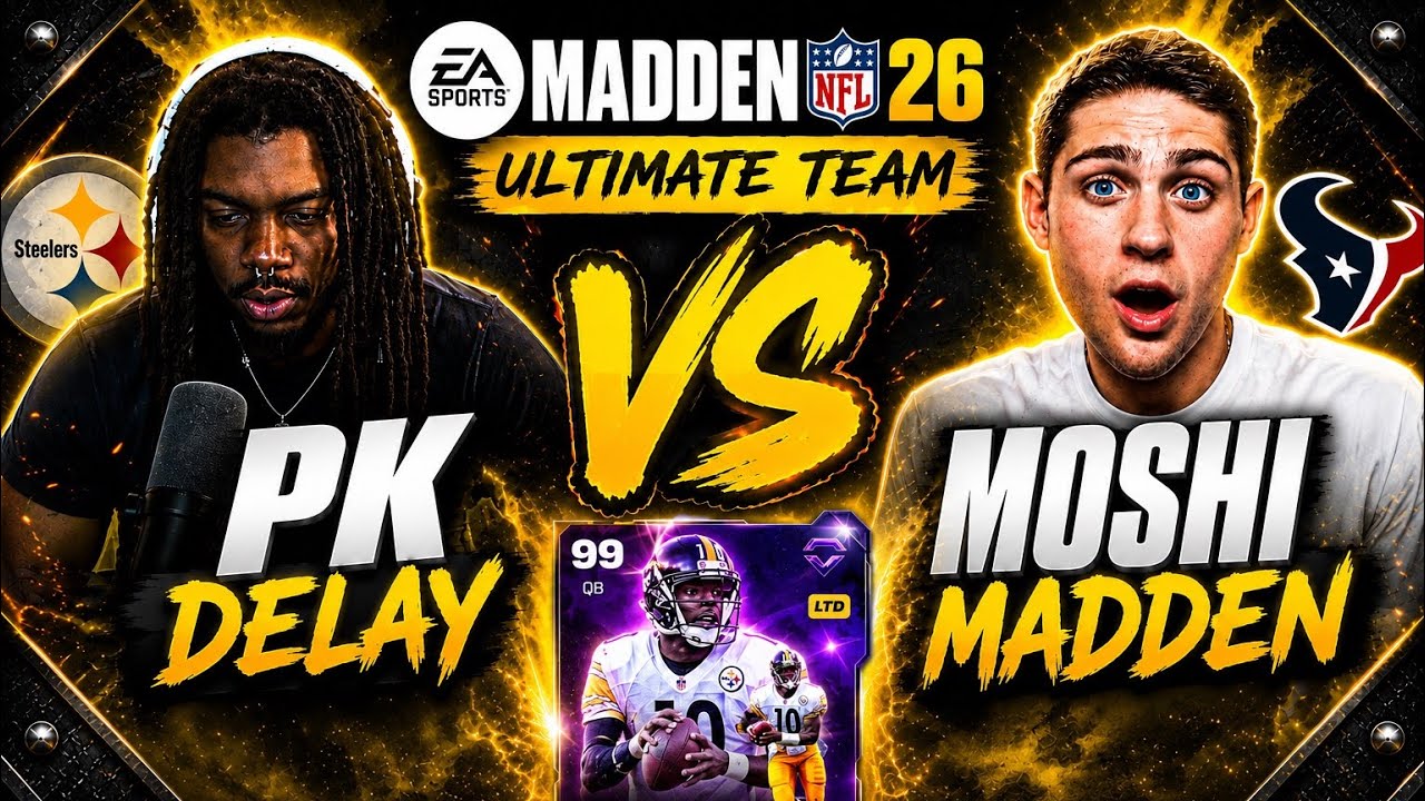 PK Delay против @MoshiMadden: НАПРЯЖЕННАЯ ИГРА В ULTIMATE TEAM! Madden 26