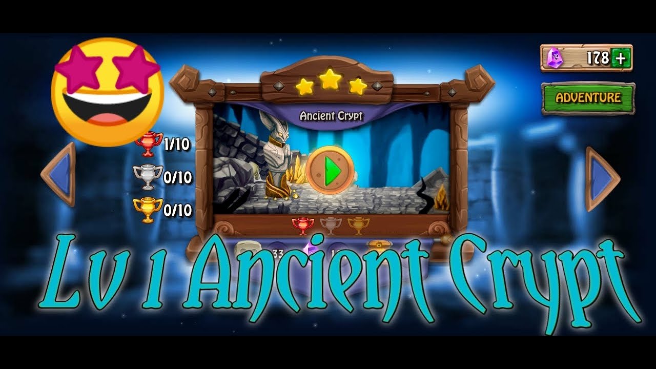 Fin & Ancient Mystery Level - 1 Ancient Crypt Complete Gameplay| WALKTHROUGH