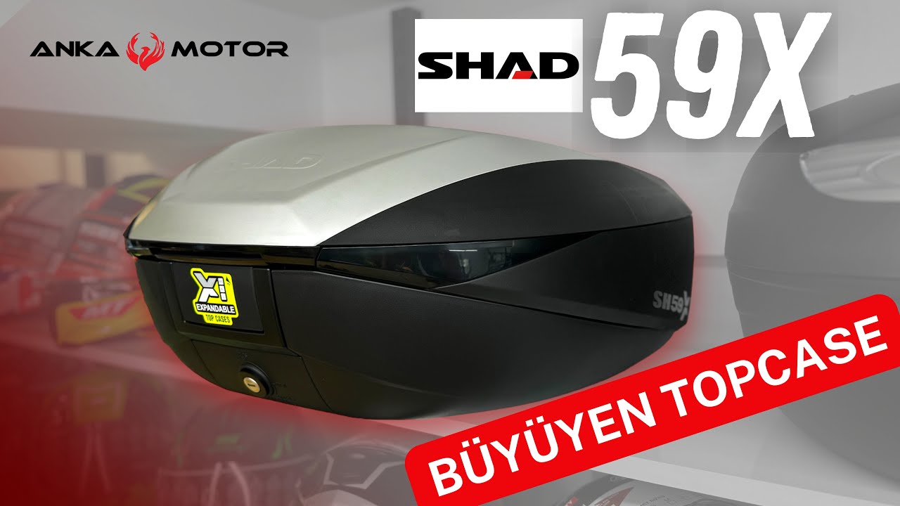 SHAD 59X ARKA &Ccedil;ANTA (TOPCASE) İNCELEME