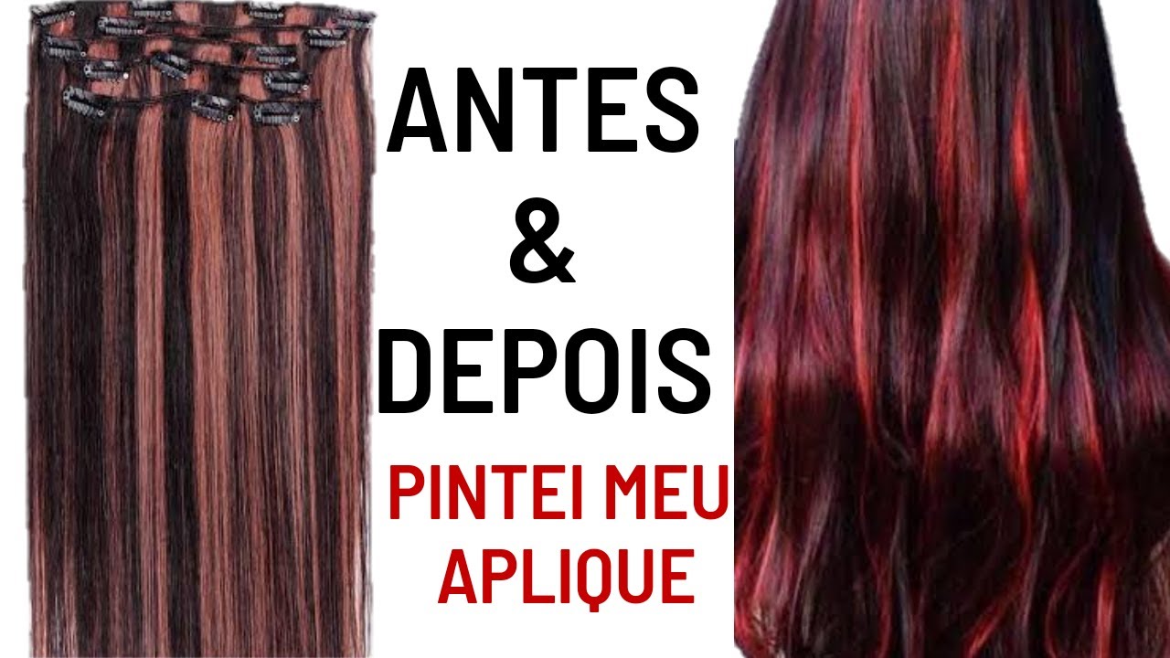 Pintar peruca/ Como pintar cabelo sintético