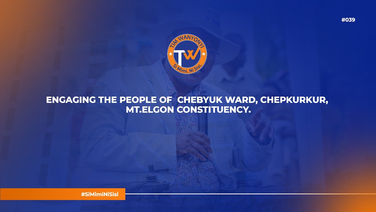 Engaging the people of Chebyuk Ward, Chepkurkur, Mt. Elgon Constituency.