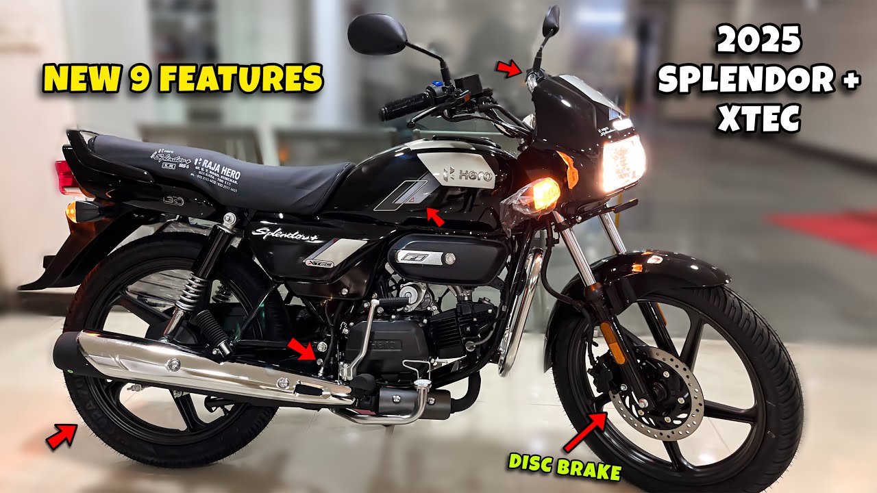2025 Hero Splendor Plus Xtec Disc Brake Review New Model - New Features On Road Price? |splendordisc