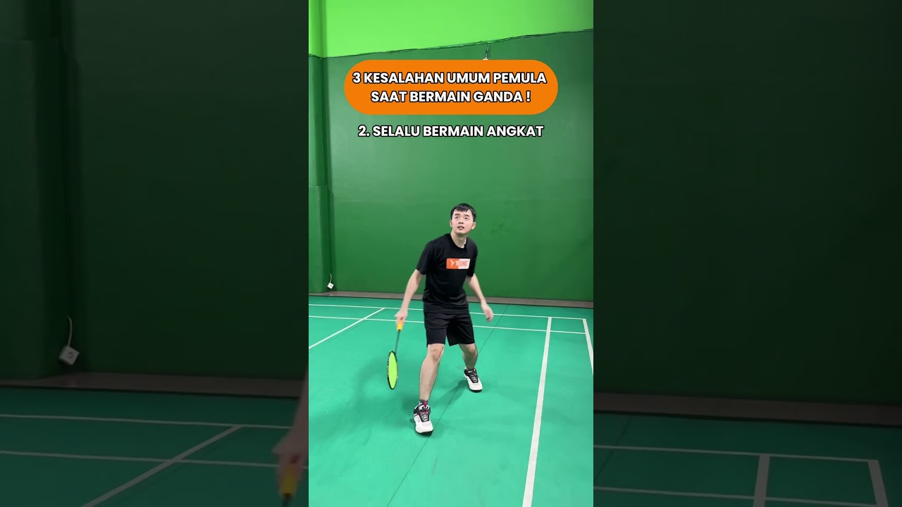 3 Kesalahan umum pemula saat main ganda ! 