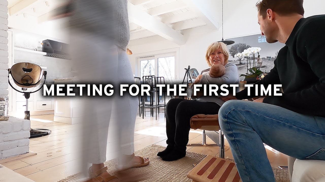 Preston Meets Grandma for the first time!