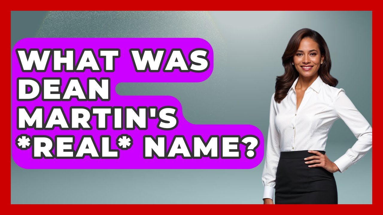 What Was Dean Martin's *real* Name? - Im a 50s Baby