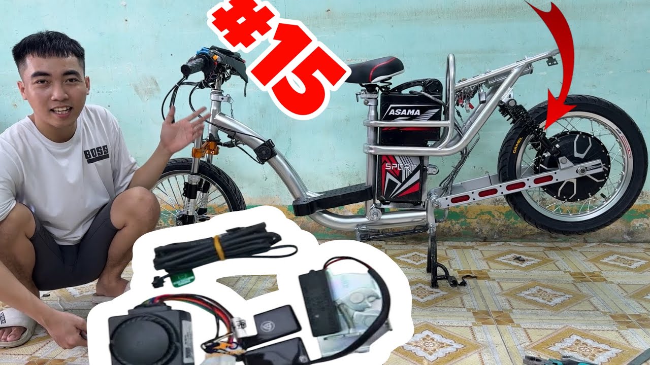 Xe Điện Độ Kiểng Phần 15 - Lên Nâng Phuộc  Khoá Thông Minh Và Mất 8,9 Triệu Cho Con Xe Hiện Tại