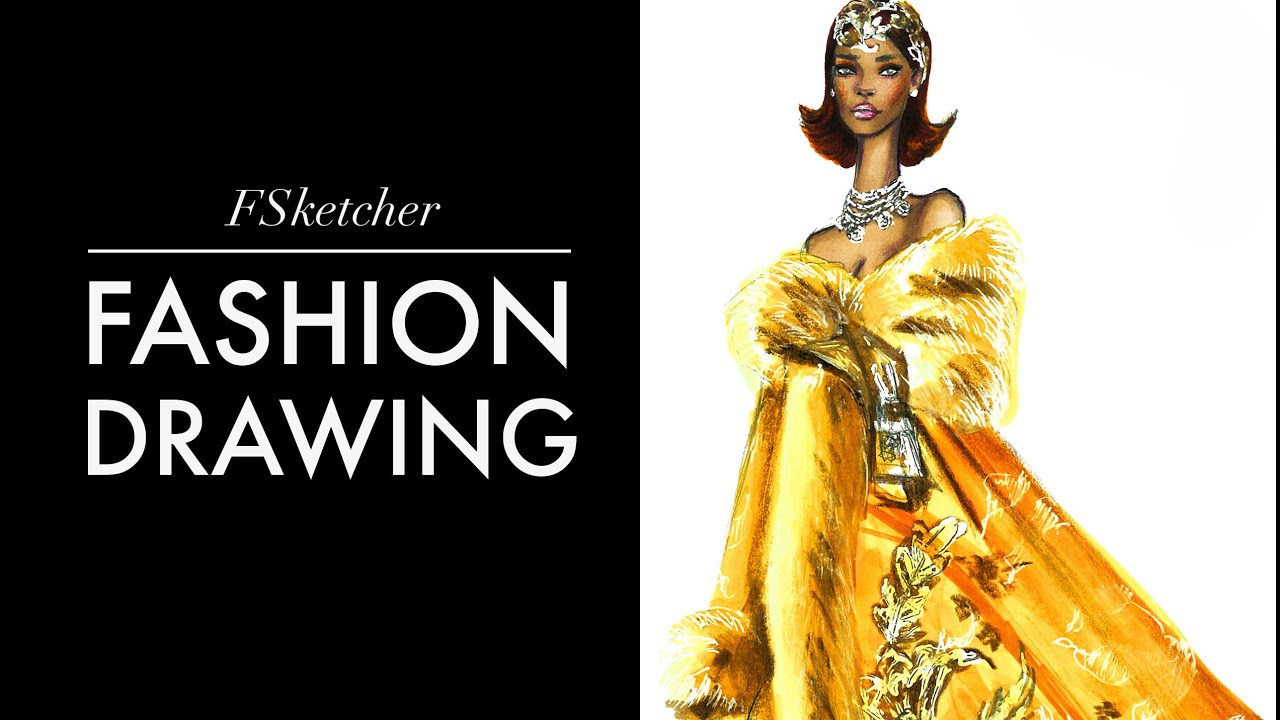 RIHANNA.GUO PEI Gown | Fashion Drawing