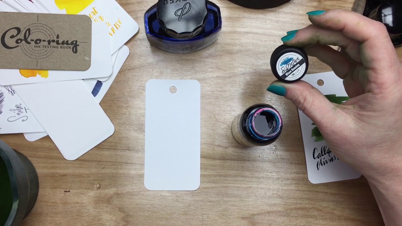 Col-o-ring Ink Testing Book: Ink Testing Techniques