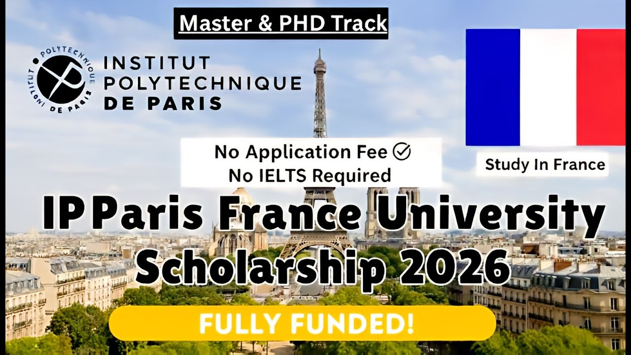 Study in France 2026 🇫🇷 | IP Paris Application Process | Master’s & PhD | No Apply Fee | No IELTS