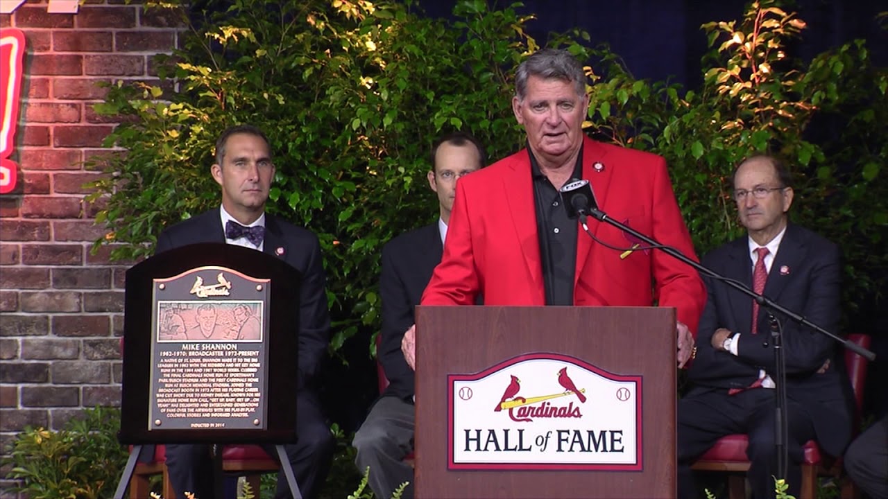 Mike Shannon Cardinals Hall of Fame Induction Speech (2014)