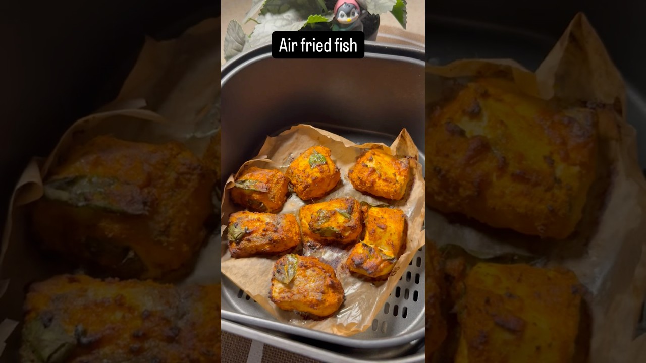 Air fryer magic ✨ Crispy fish, zero guilt 