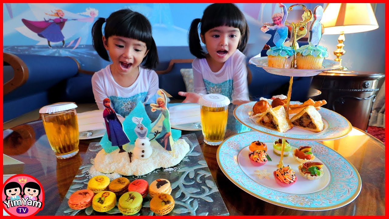 หนูยิ้มหนูแย้ม | เที่ยวฮ่องกงดิสนีย์แลนด์ EP7 | ขนมเจ้าหญิงเอลซ่า Frozen Afternoon Tea