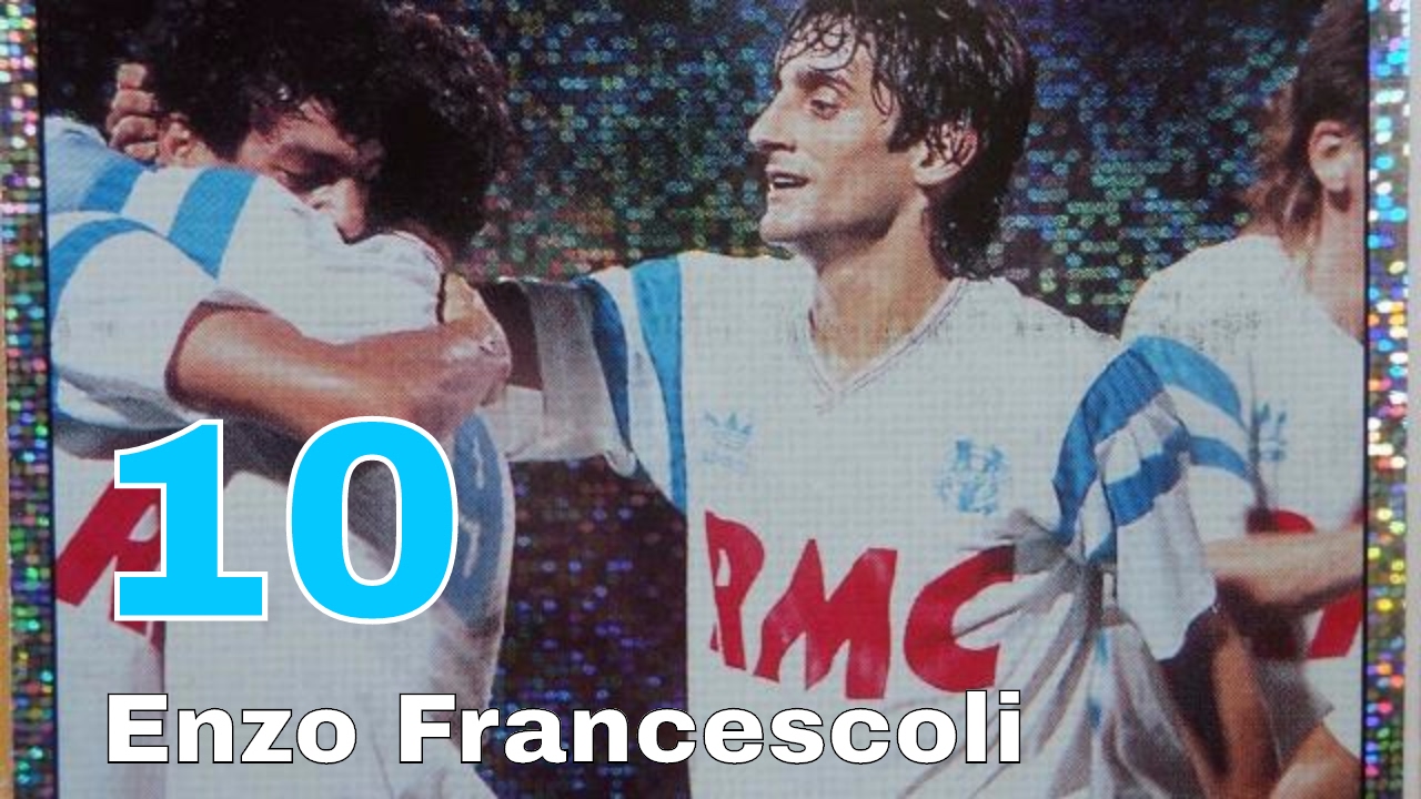 Enzo Francescoli - Number 10 of Olympique De Marseille