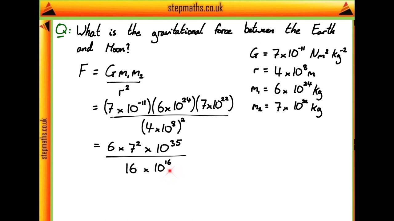 IMAT 2011 - Q75 - Phys - Gravity.mov - Worked Solution