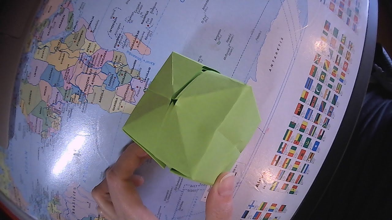 Origamiw&uuml;rfel zum Aufpusten