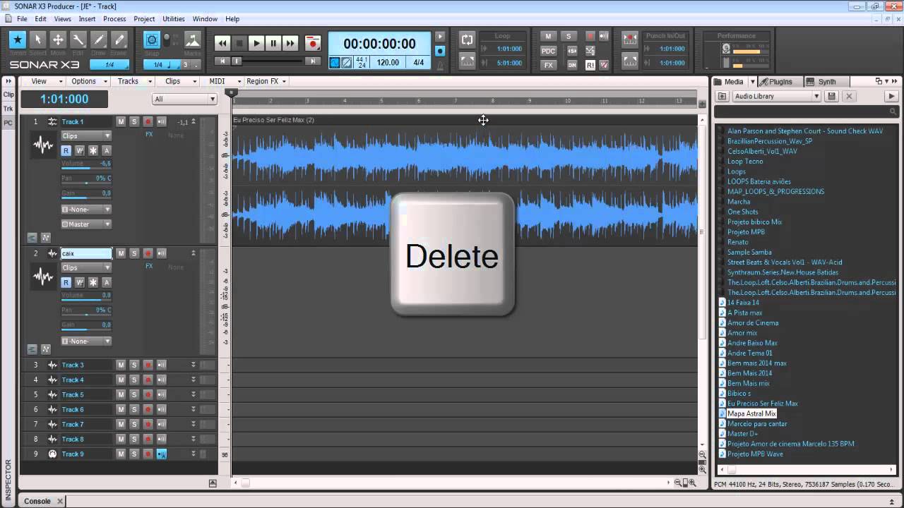 Tutorial completo Sonar X3 - Modulo 3º Abrindo Novo Projeto\ Criando templates projetos