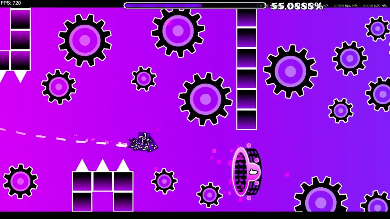 (unfinished) Techno Funk Layout created by flanked (me) | Geometry Dash 2.2