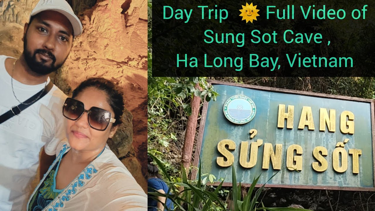 SUNG SOT CAVE ll Hang Sung Sot Cave ll Bo Hon Island ll Halong Bay ll Vietnam l Cruise Tour 