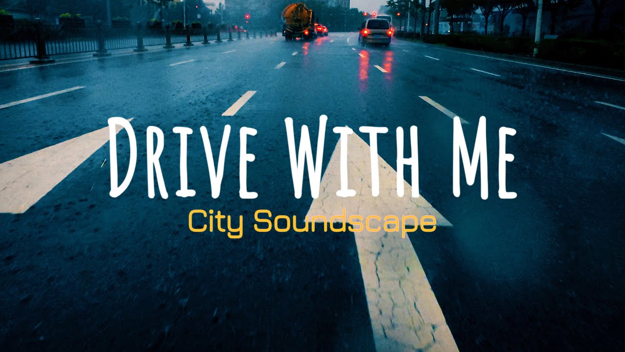Sleepless Driver Rainy Day Driving - Natural rain sounds