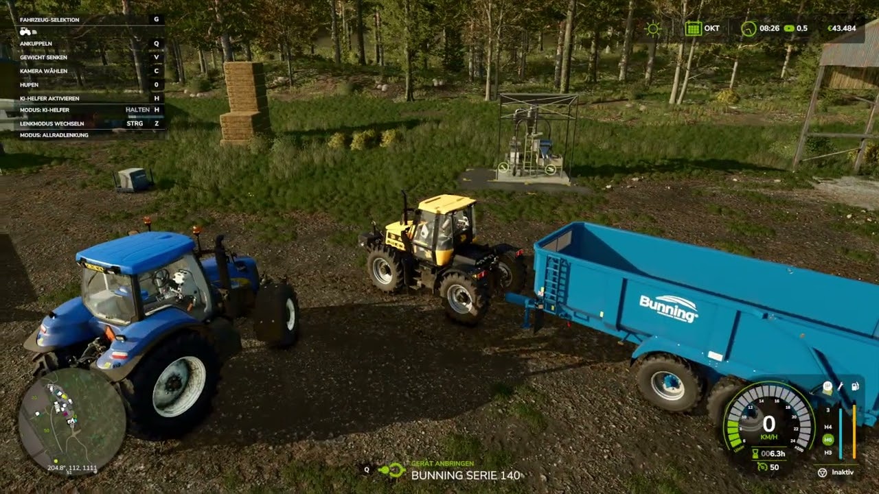 Farming Simulator 25 S4E25 Okt Nov und wie suchen anch Aufträge -deutsches let´s play