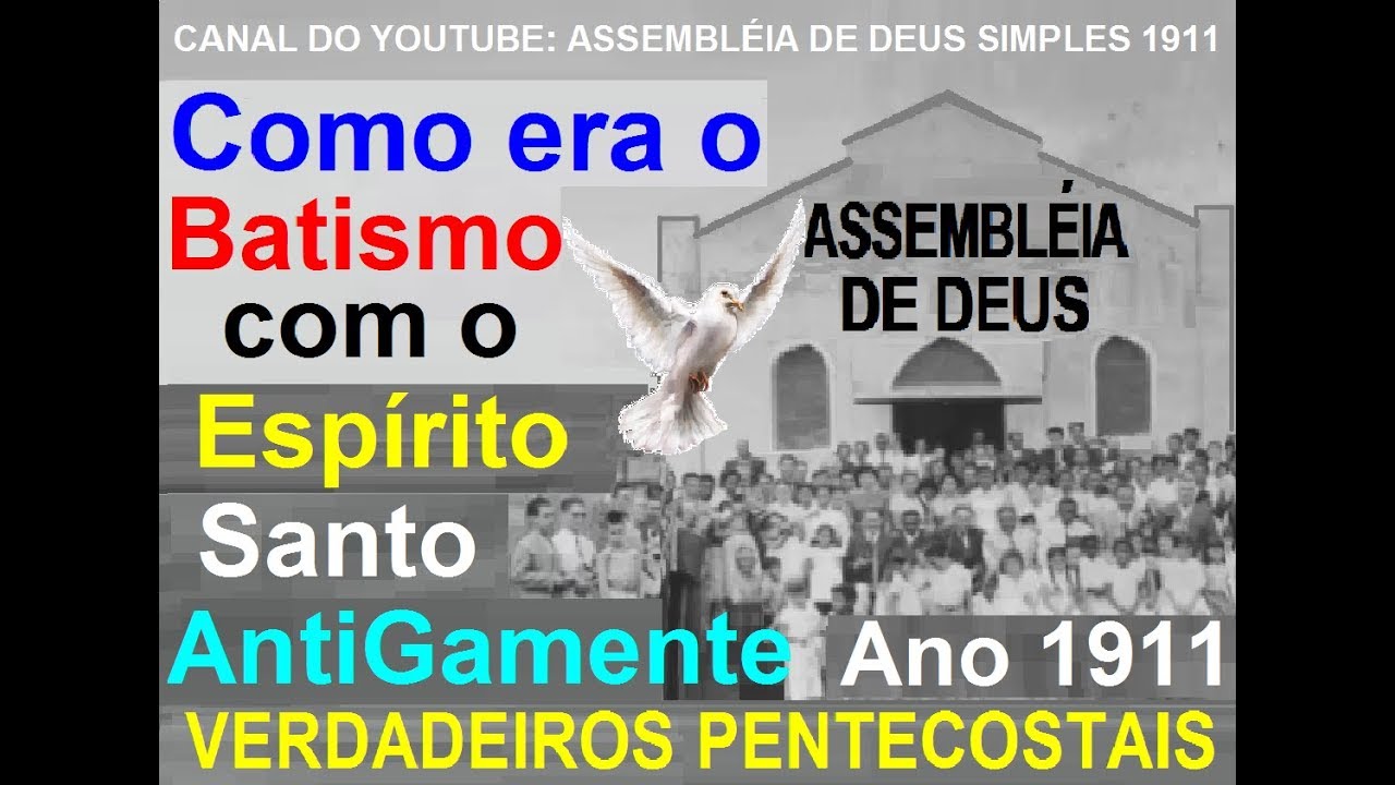 COMO ERA O BATISMO COM ESPÍRITO SANTO NA ASSEMBLÉIA DE DEUS ANTIGAMENTE - DIÁRIO DE GUNNAR VINGREN