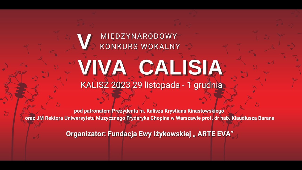 VIVA CALISIA, V Międzynarodowy Konkurs Wokalny