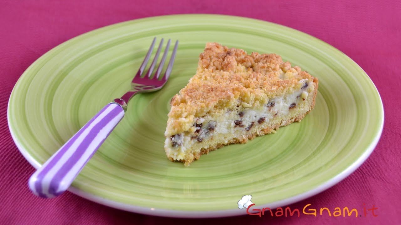 Sbriciolata ricotta e cioccolato - Gnam Gnam
