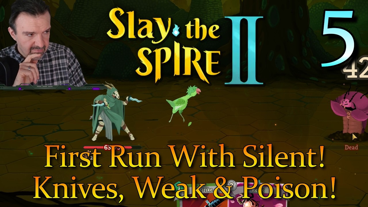 First Run With Silent! Of Knives, Weakness & Poison! DSP Plays It: Slay the Spire 2 Part 5
