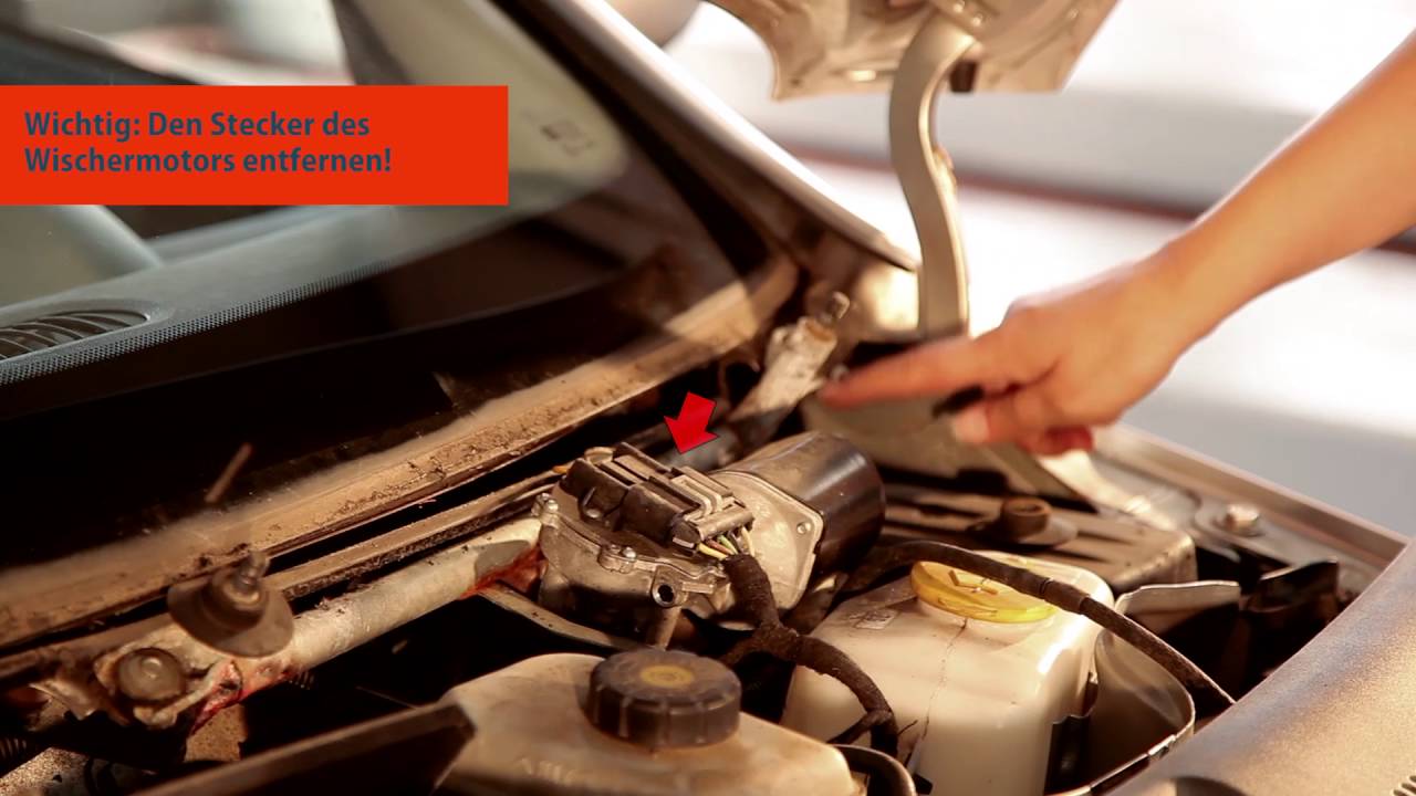Scheibenwischermotor tauschen mit autoteilebilliger.de
