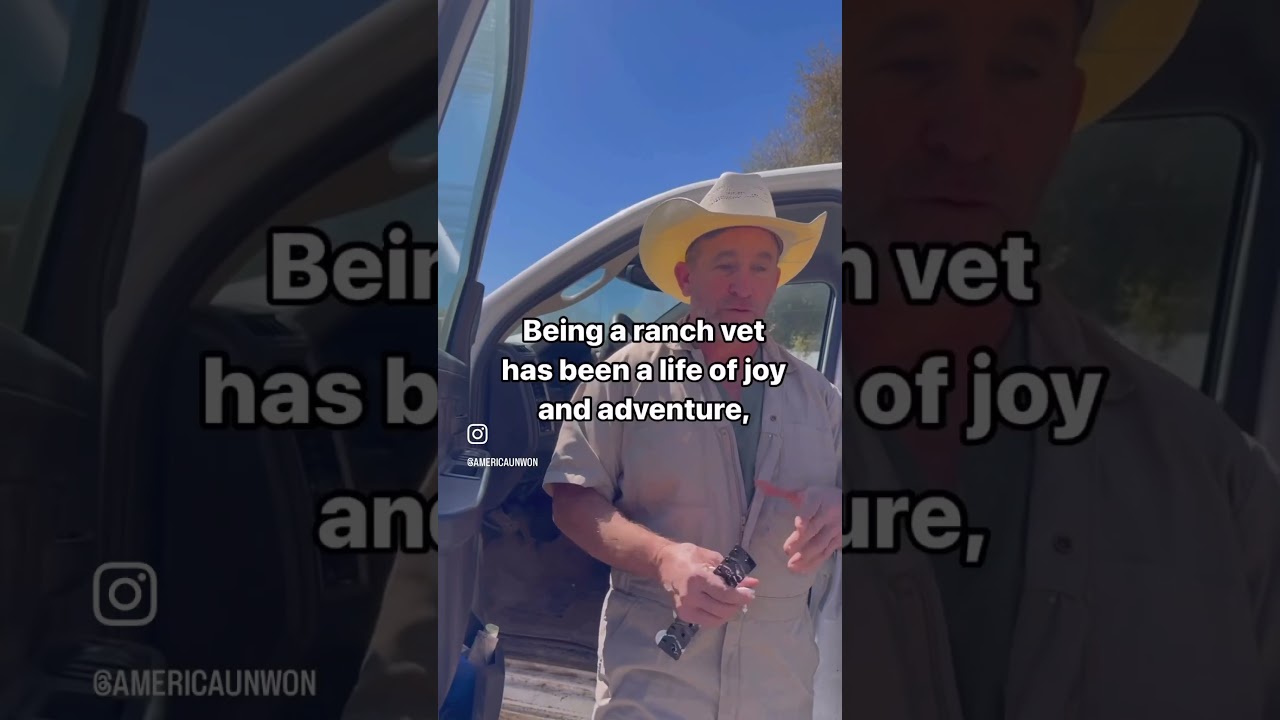 Rural/large animal vet SHORTAGE | Why I love being a ranch veterinarian! 🤠🩺❤️