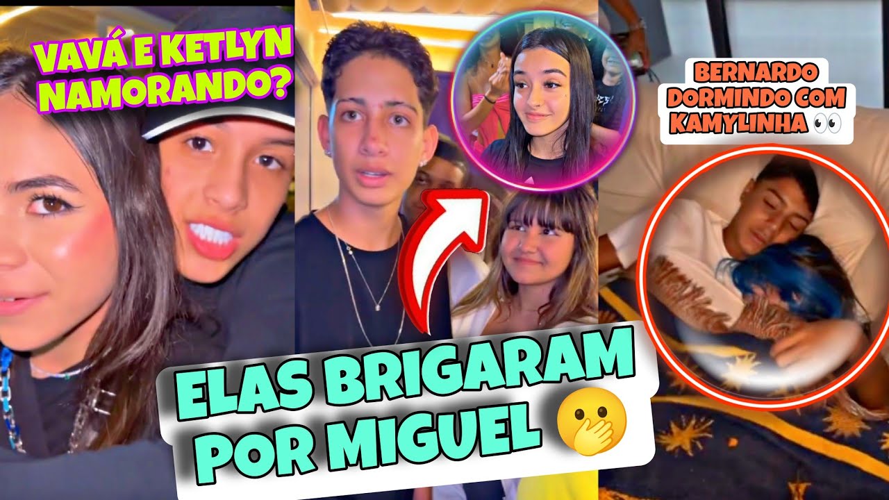 BERNARDO E KAMYLINHA DORMIRAM ABRAÇADINHOS+ KETLYN E VAVÁ ESTÃO APAIXONADOS? E TEVE BRIGA POR MIGUEL