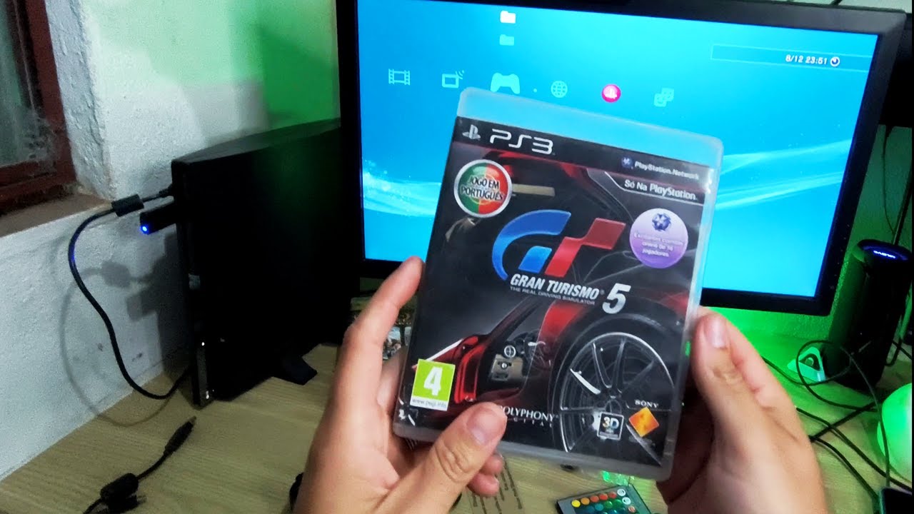 Gran Turismo 5 em Mídia Física no PS3 + PC Virando Carregador? 😅 Review e Curiosidades