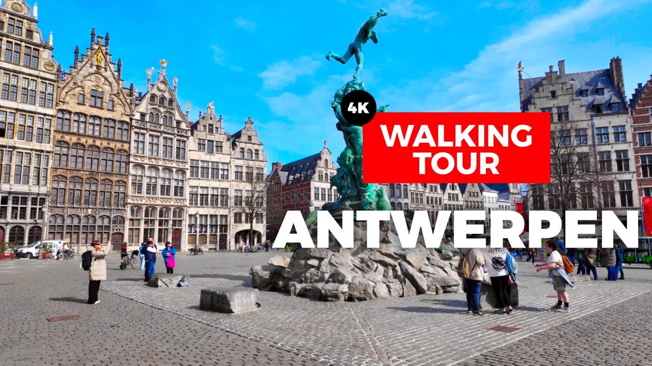 Walking Tour of Antwerp, Belgium 🇧🇪 | Stunning Streets & Hidden Gems (4K 60FPS, 2025)