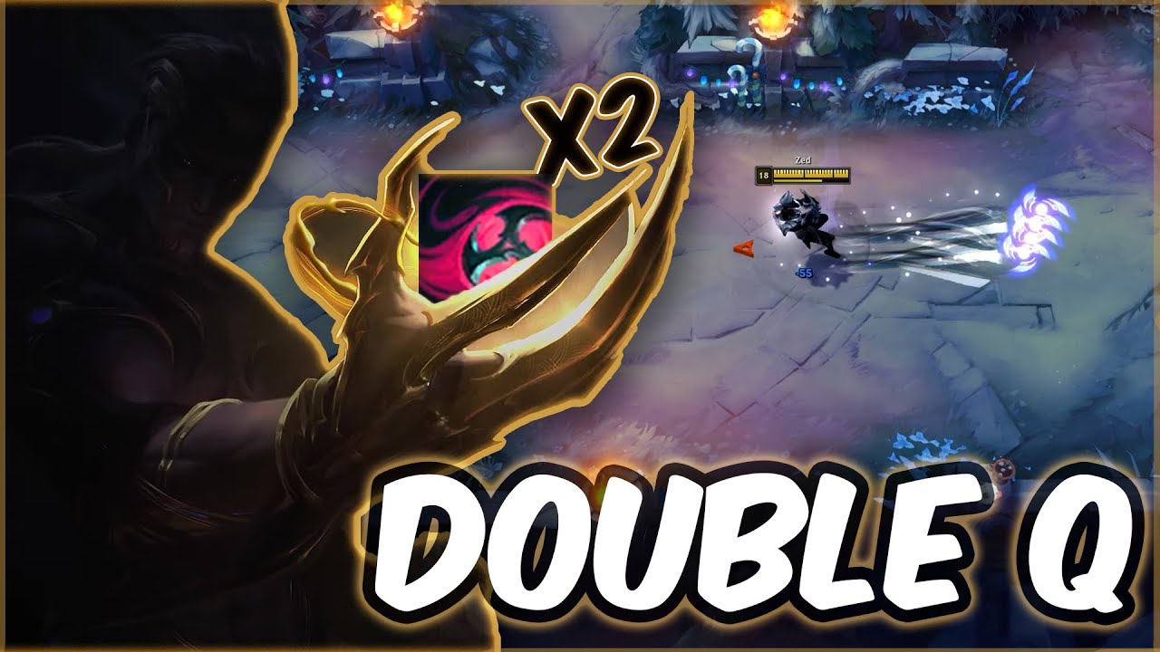 Zed The Double Qs Bugged Combo | Tips and Tricks | S16