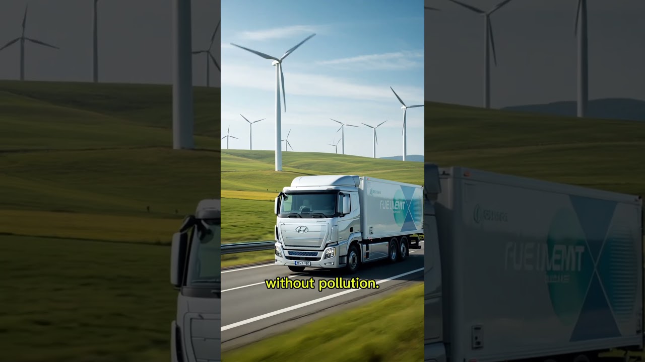 Hyundai Xcient Fuel Cell Truck &ndash; Driving the Future of Clean Energy #shorts