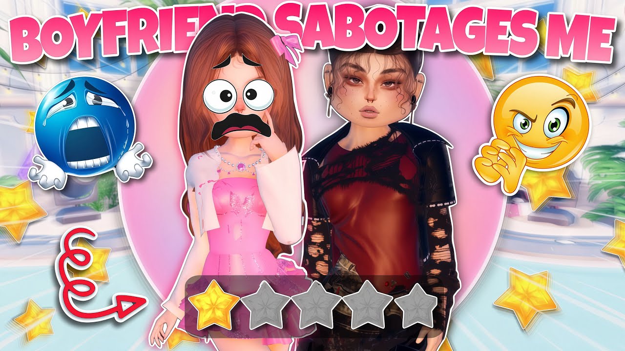 Letting My Boyfriend *SABOTAGE ME* In Dress To Impress!! (Worst Challenge EVER!!)