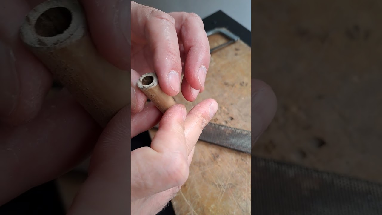 Come creare un bocchino per sigaro, in modo naturale con canna  di bambù.