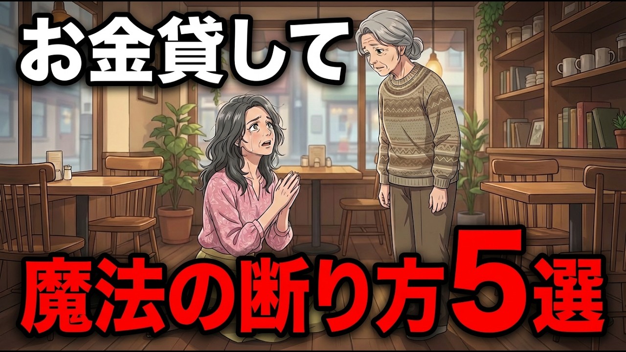 老後の「お金貸して」その一言が地獄の入り口。老後資金と安らかな生活を守り抜いた「魔法の断り方」5選
