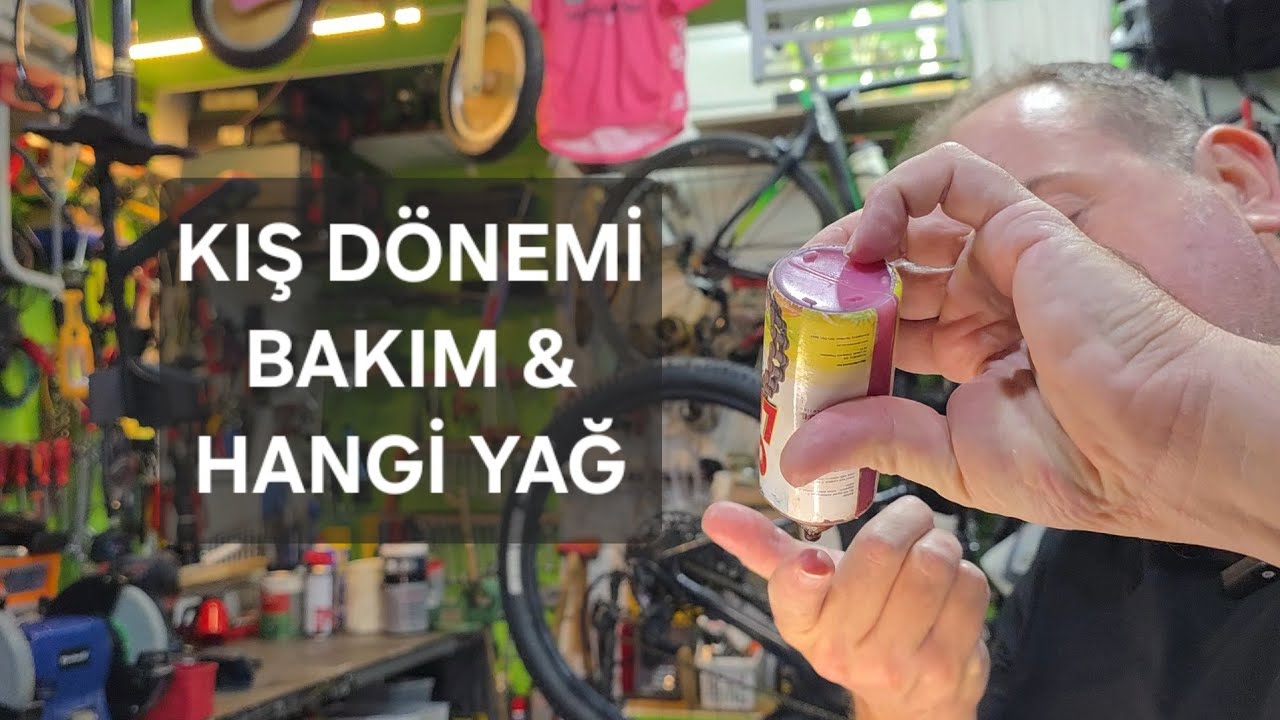 Bisikletini Kışa Hazırla. Yağlama ve Dikkat Etmen Gerekenler