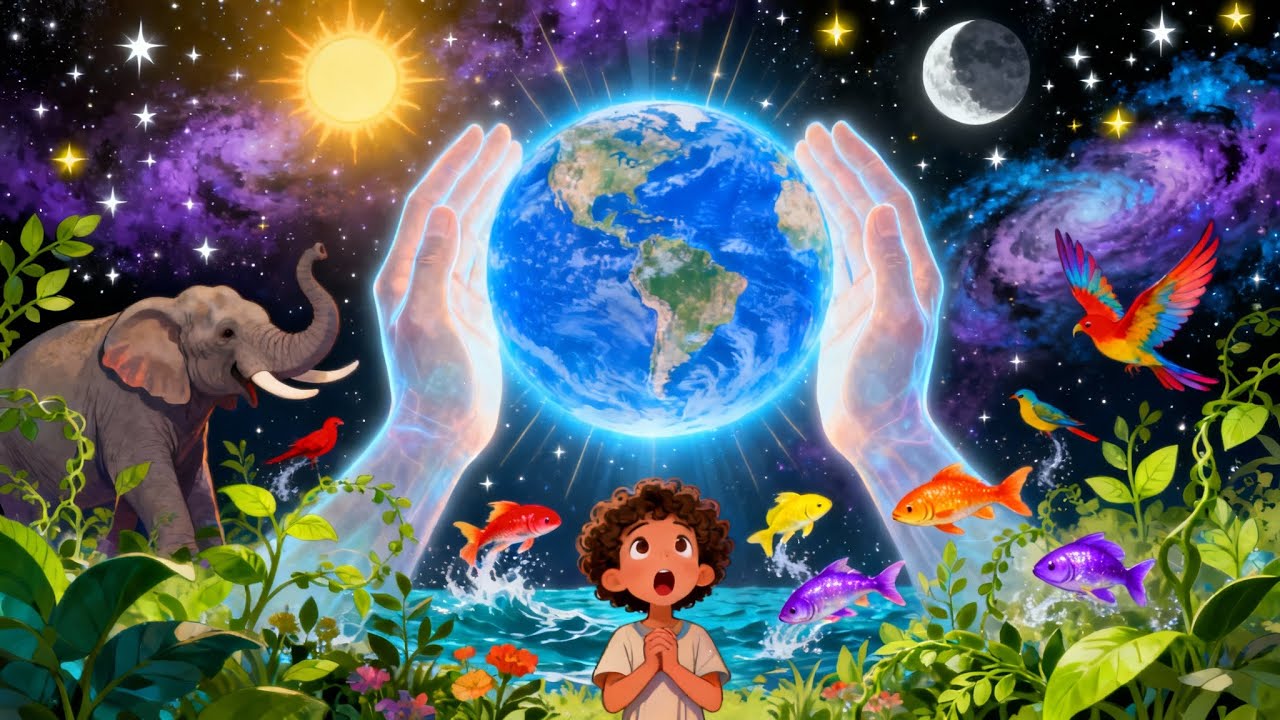 The Story of Creation: God's Loving Masterpiece – From Darkness to a World of Wonder (Kids' Bible)