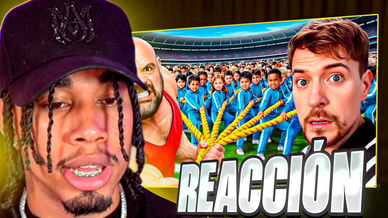 Rdjavi reacciona a 100 Niños Vs El Hombre Más Fuerte Del Mundo