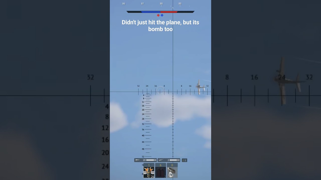 Shooting down a plane with a tank. #warthunder #warthundermoments #gaming #warthundertanks